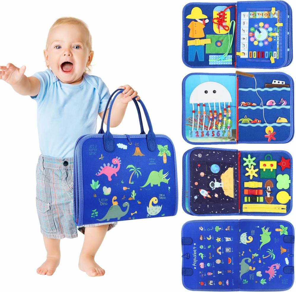 Abacuses  | Tableau d’activités pour enfants en bas âge : Jouets sensoriels pour garçons de 1 à 4 ans – Cadeaux Montessori – Essentiels de voyage en avion pour tout-petits et indispensables pour les road trips – Jouet abacus pour bébés de 12 à 18 mois.