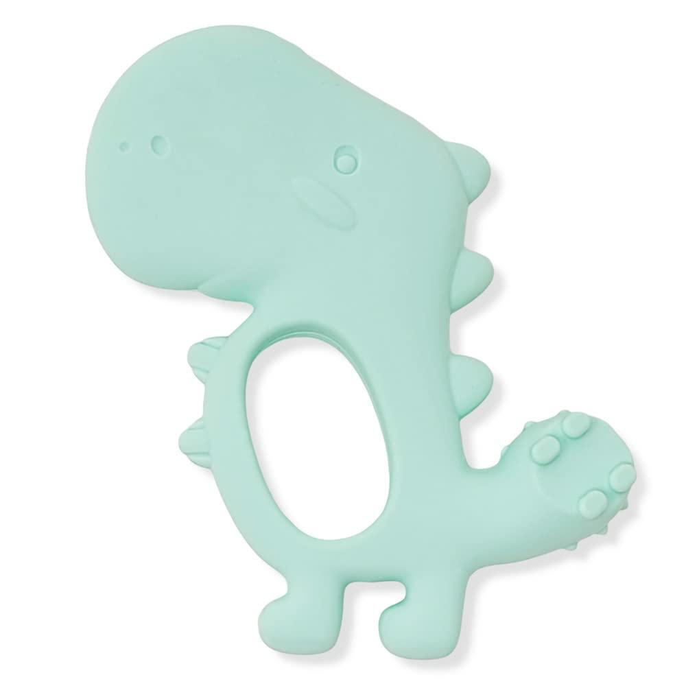 Anneaux de dentition  | Brushing Buddy – Jouet de Prop de Bouche 2-en-1 en Silicone pour Dents et Brosser le Temps, Rendre le Brossage et le Fil dentaire des Bébé et Tout-Petits Plus Amusant (Menthe)