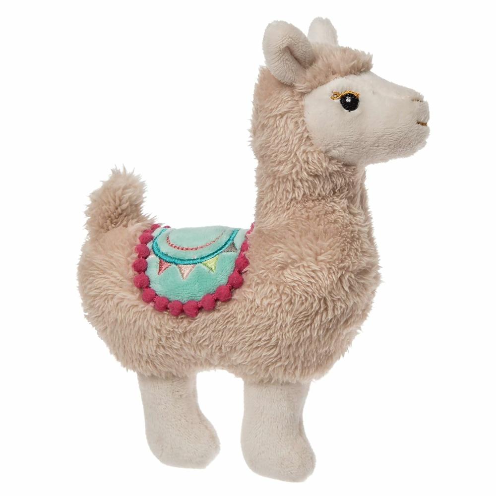 Anneaux de dentition  | Hochets pour Bébé Super Doux – Llama Lily – 5 Pouces