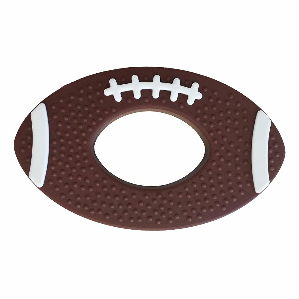 Anneaux de dentition  | Sophie de Football en Silicone – Silicone de Qualité Alimentaire – Anneau de Dentition Sensory pour Nourrissons et Tout-Petits – Football Américain