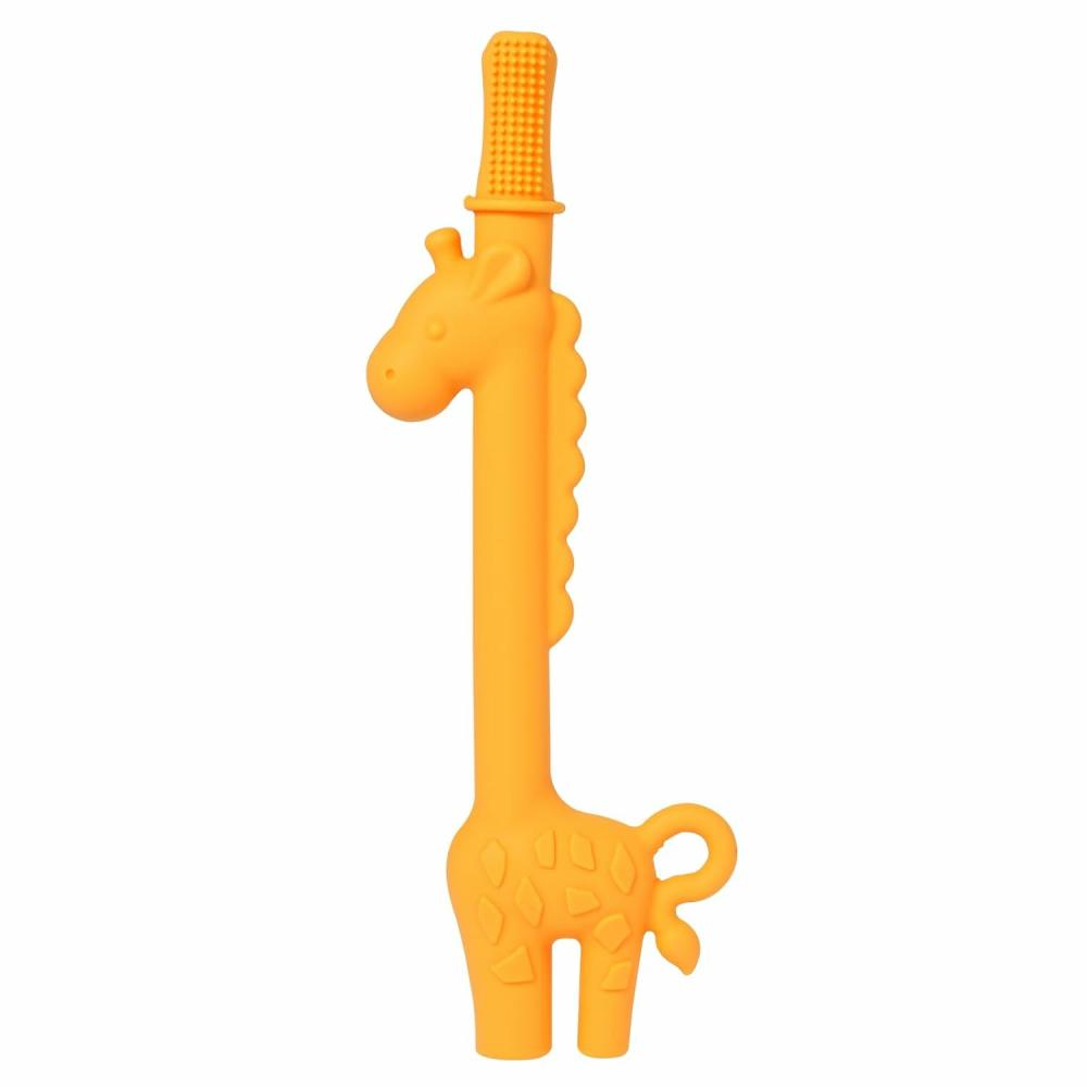 Anneaux de dentition  | Tuyau de dentition Giraffe Hollow – Jouets de dentition pour bébés de 0 à 6 mois – Anneaux de dentition en silicone pour bébés de 6 à 12 mois – Jouets sensoriels pour bébés – Jouets à mâcher pour bébés.