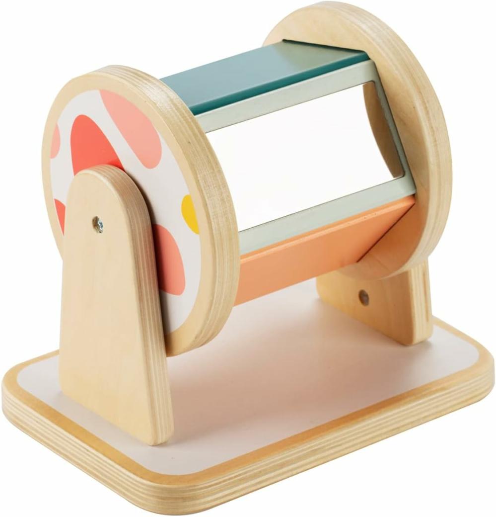 Hochets et anneaux en peluche  | Tambour tournant Montessori  Jouets Montessori pour bébés de 6 à 12 mois  Jouets Montessori pour bébés d’un an  Jouets en bois pour bébés