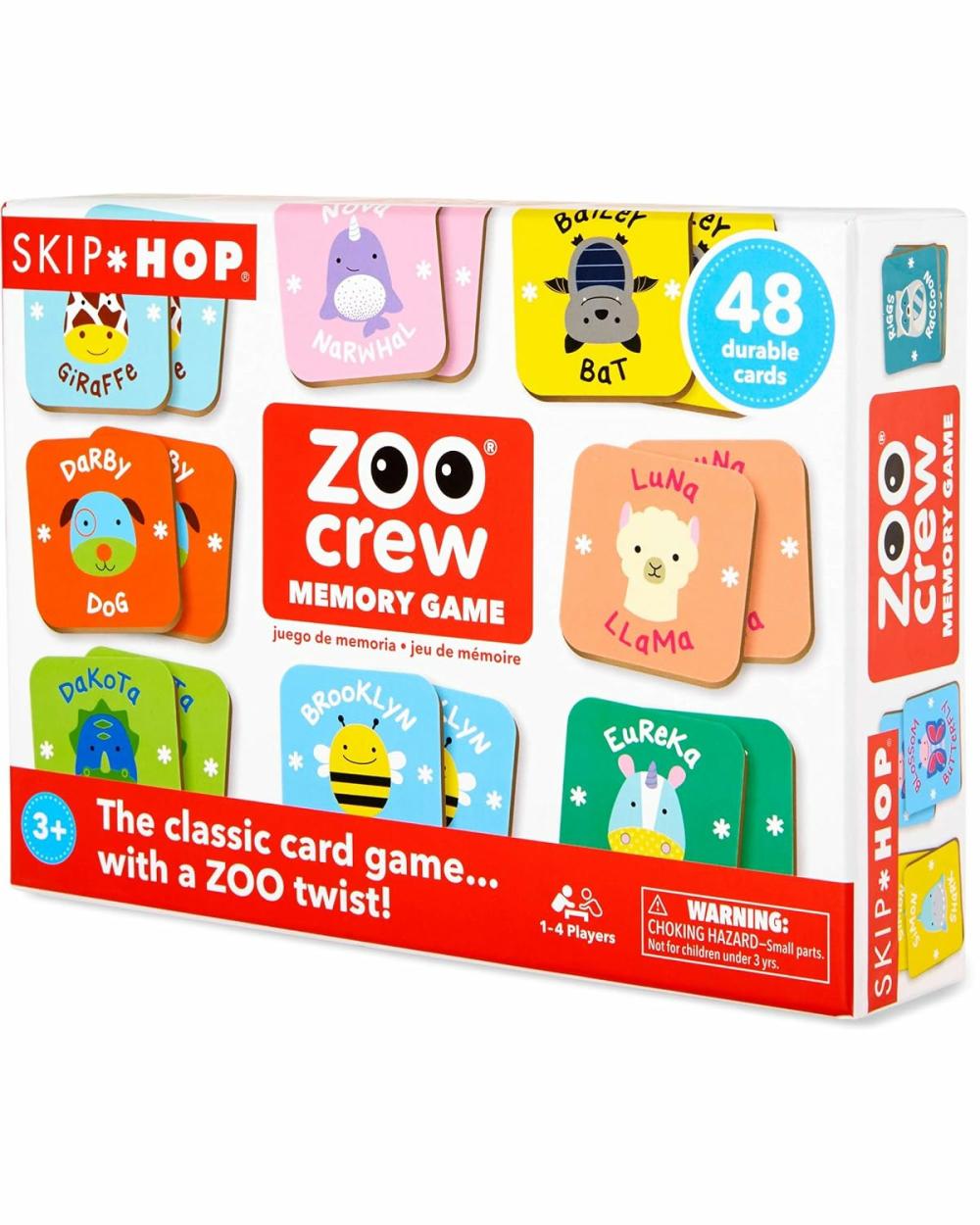 Jeux de société  | Jeu de mémoire pour tout-petits : Équipe du zoo