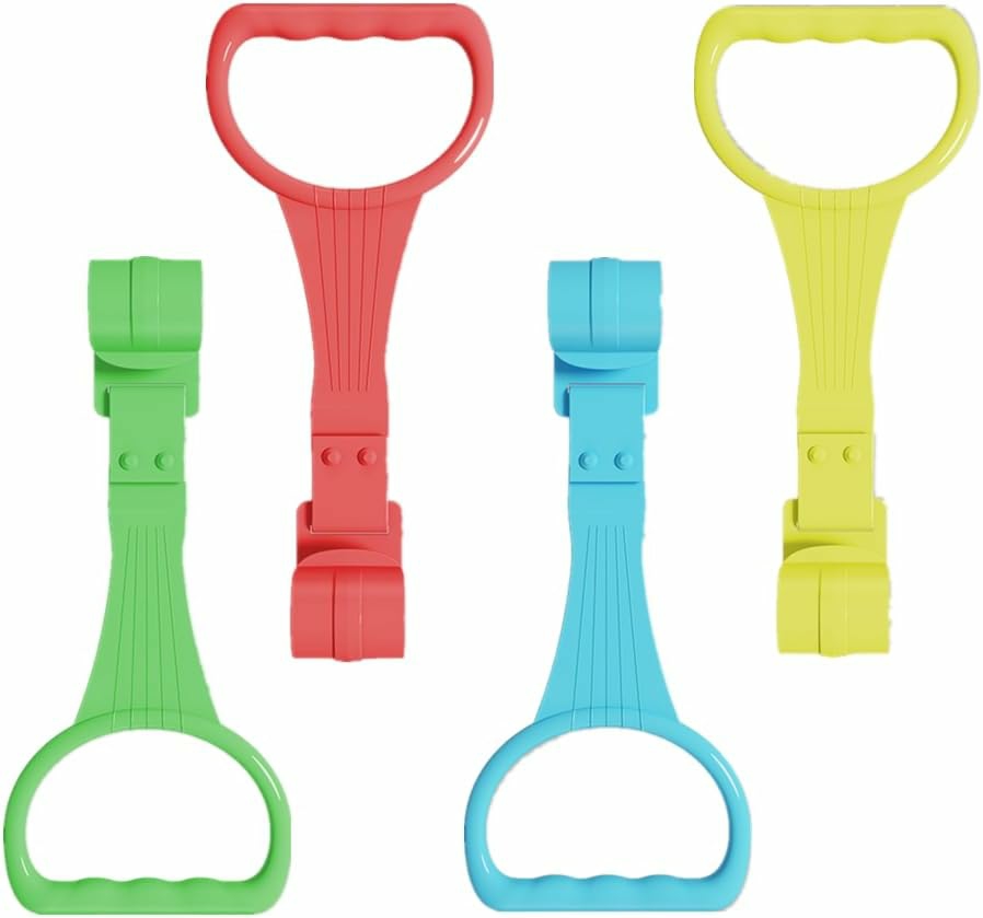 Jouets à tirer et à pousser  | 4 Pcs Anneaux de Tirage pour Bébé – Anneaux Robustes pour Lit de Bébé – Anneaux de Tirage pour Parc – Outil d’Entraînement à la Marche pour Enfants