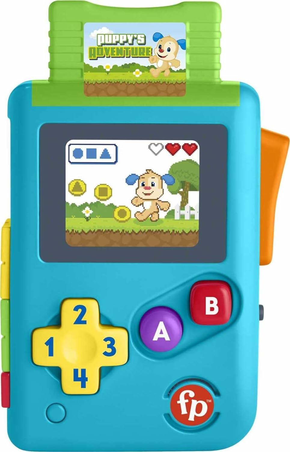 Jouets électroniques de développement précoce  | Jouet pour Bébé et Tout-Petit – Rire et Apprendre Lil’ Gamer – Activité d’apprentissage de jeu vidéo fictif avec lumières pour le jeu développemental des nourrissons de 6 mois et plus.