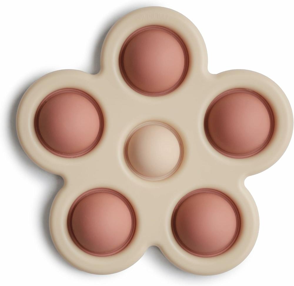 Jouets d’éveil et d’activité  | Jouet Presse-Fleur (Rose/Blush/Sable Changeant)