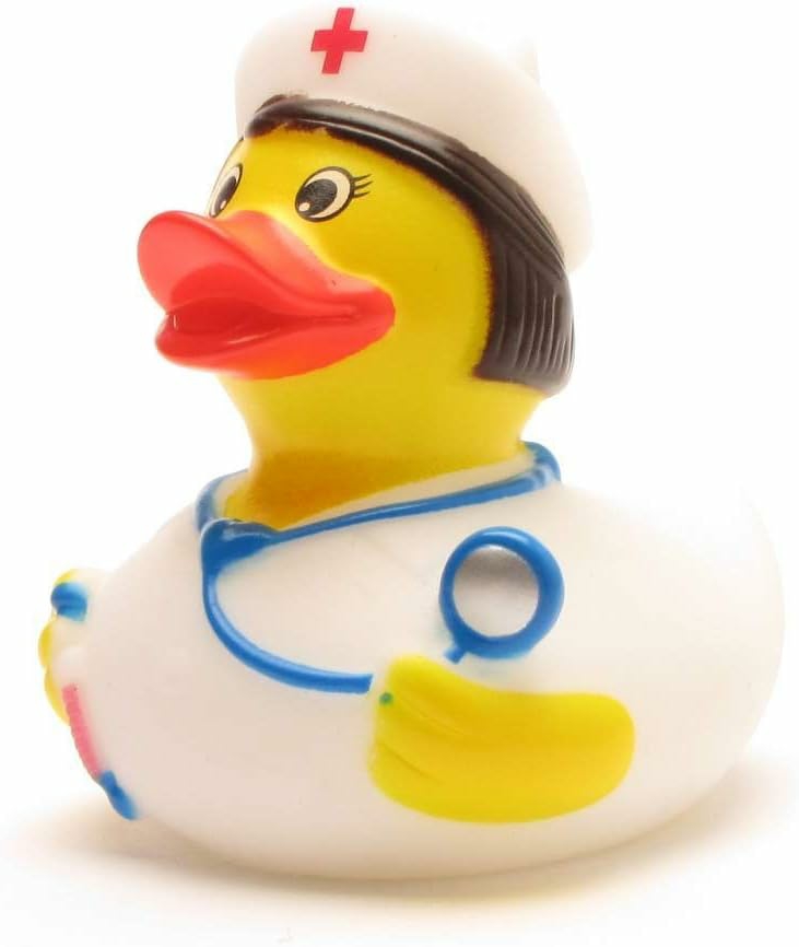 Jouets de bain  | Infirmière Canard en Caoutchouc