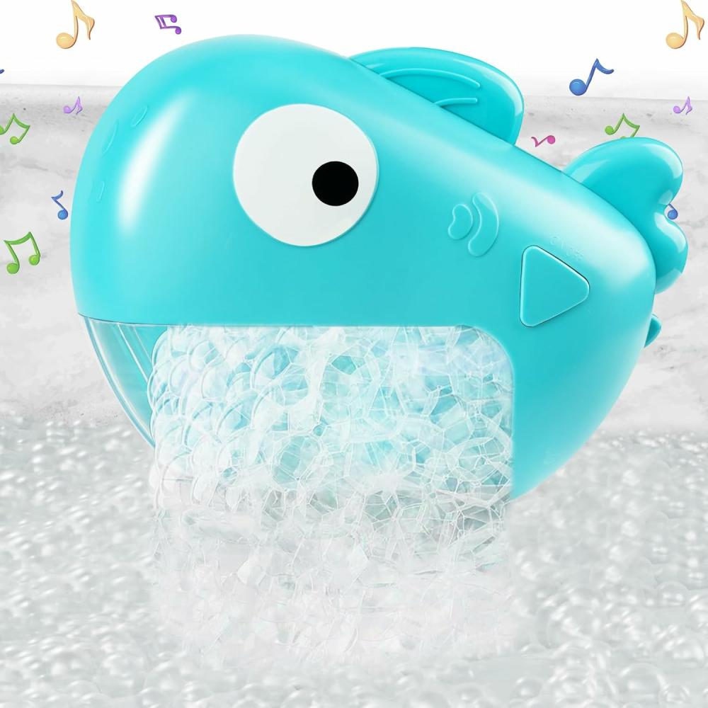 Jouets de bain  | Jouets de Bain pour Bébé – Machine à Bulles Automatique pour Baignoire avec Musique – Jouet de Bain Machine à Bulles – Jouets de Baignoire pour le Temps du Bain pour Tout-Petits – Jouets de Bain pour Enfants de 1 à 3 Ans