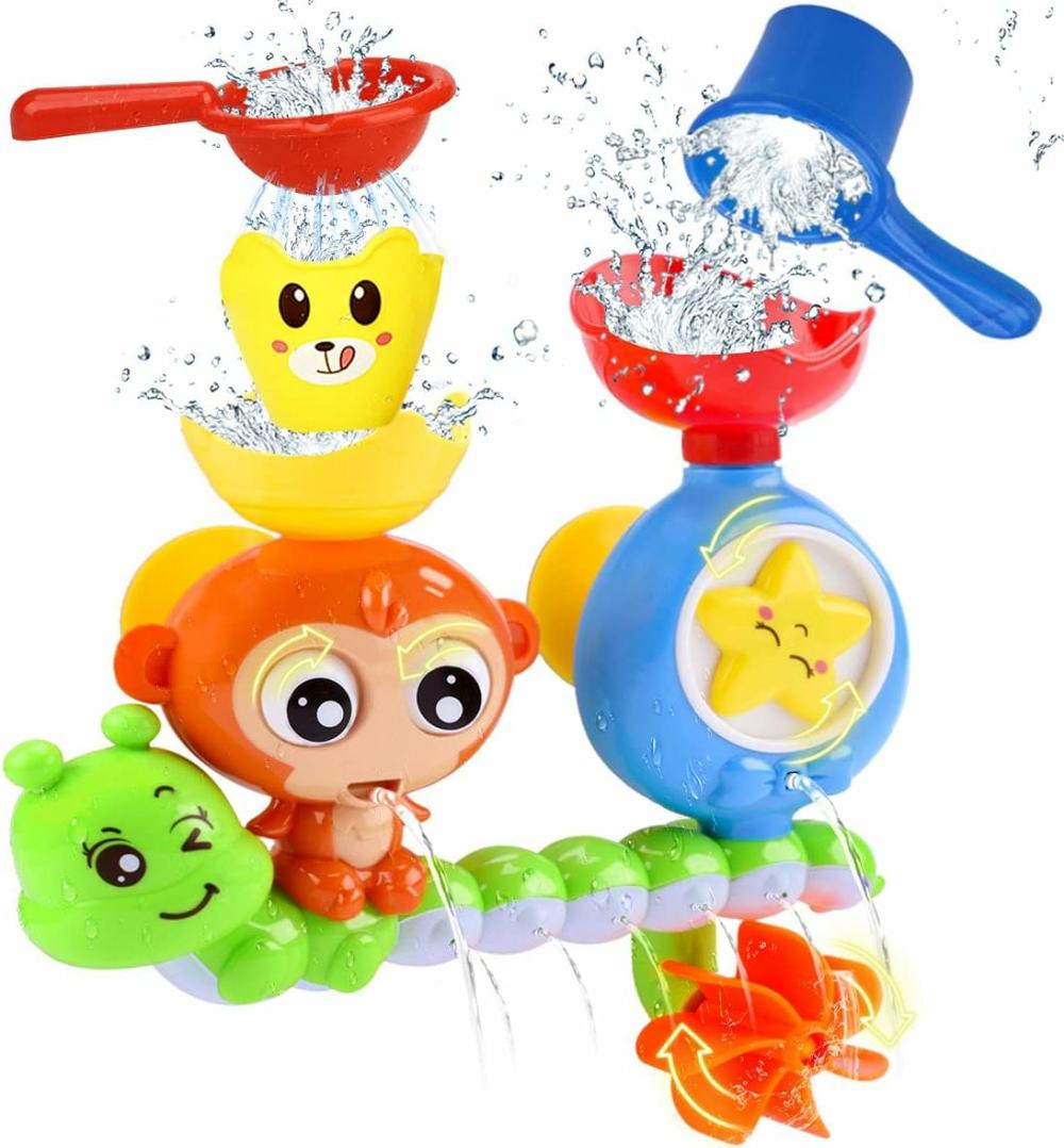 Jouets de bain  | Jouets de bain pour tout-petits de 1 à 3 ans, jouets de bain pour garçons et filles de 1, 2, 3 et 4 ans, jouets de bain pour enfants et bébés, jouets de baignoire aquatiques.