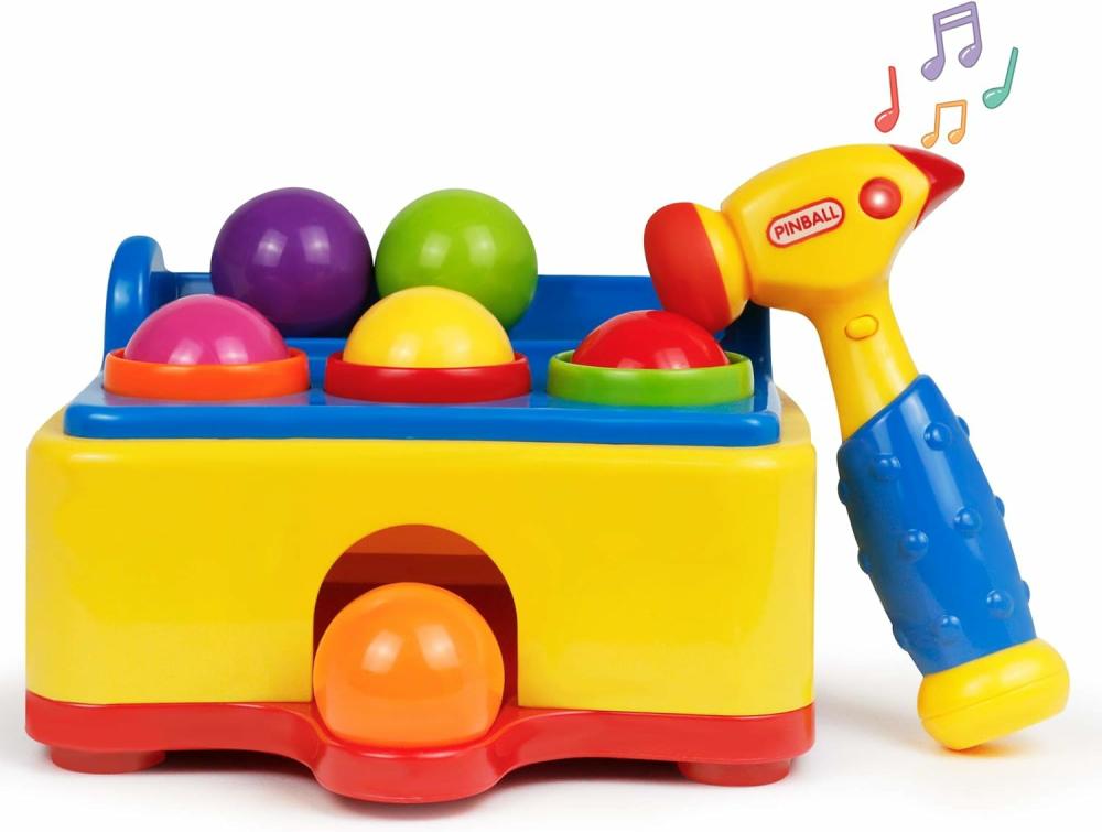 Jouets de martelage et de frappe  | Jeu de Pop de Balles avec Jouet Marteau – Jouet pour Bébé avec Lumières Amusantes et Effets Sonores – Des Heures de Plaisir et de Développement des Compétences avec ce Jouet de Balles pour Enfants de 3 Ans et Plus