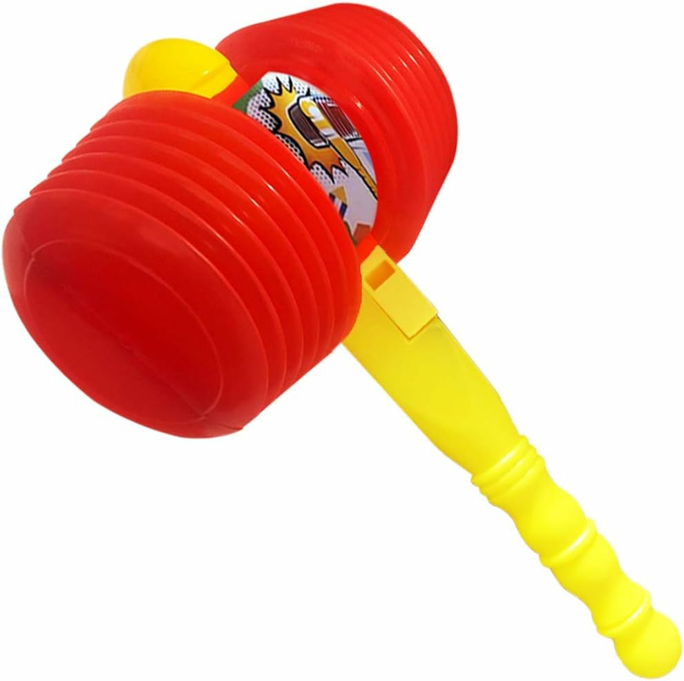 Jouets de martelage et de frappe  | Marteau Géant Sifflant Jumbo de 14 Pouces – Jouet à Marteler Sifflant pour Enfants – Favoris de Fête d’Anniversaire de Clown, Carnaval et Cirque – Cadeau Idéal pour Garçons et Filles de 3 Ans et Plus