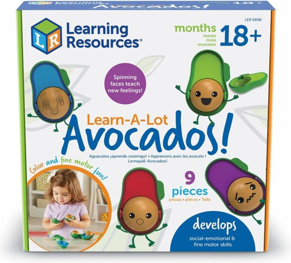 Jouets de tri et d’empilage  | Avocats Learn-A-Lot – 9 pièces Âges 18+ mois Jouets d’apprentissage social et émotionnel pour tout-petits Développe les compétences motrices fines Jouets d’apprentissage pour tout-petits