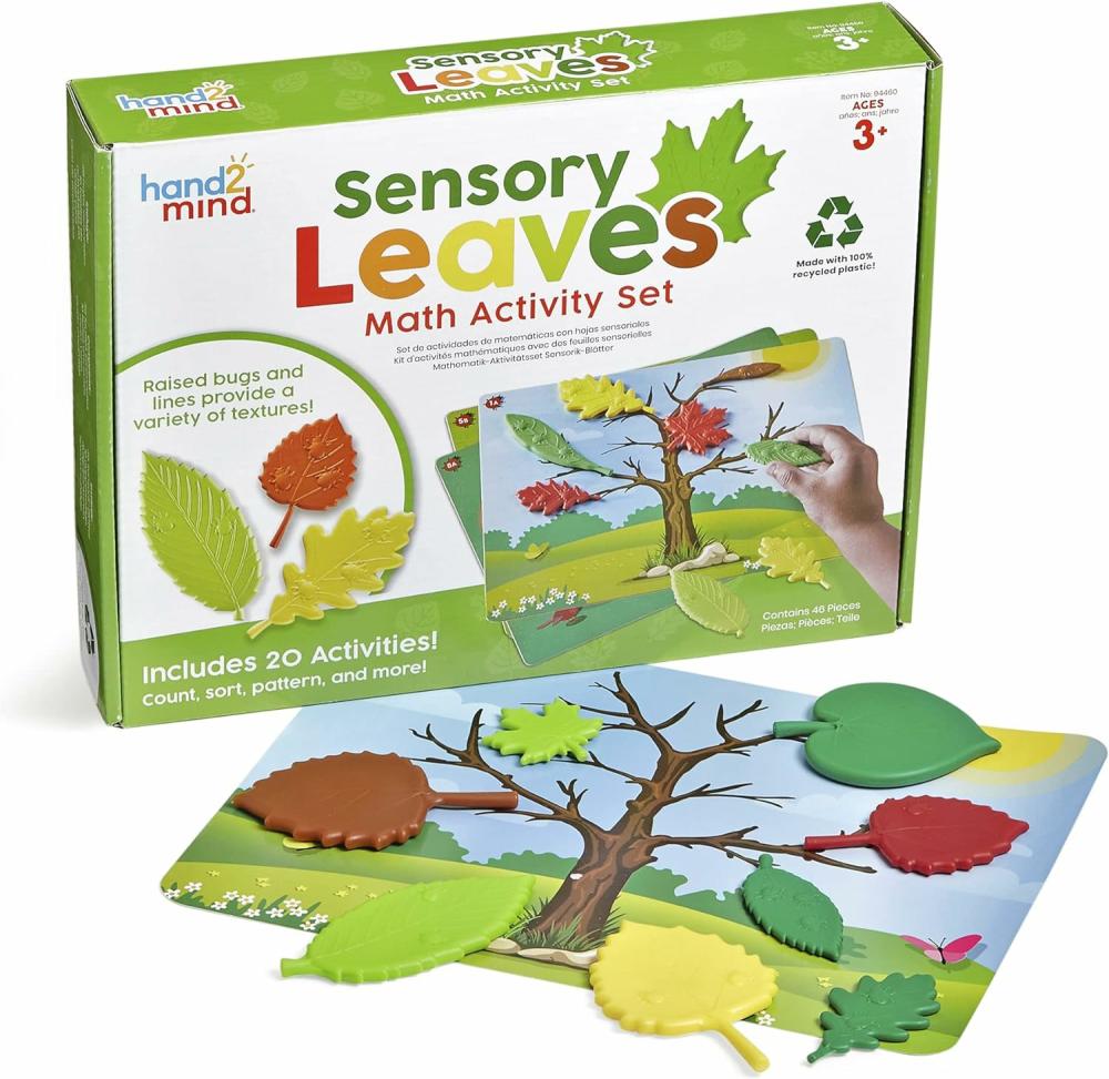 Jouets de tri et d’empilage  | Ensemble d’activités mathématiques Sensory Leaves  Jeu de motifs  Puzzle de formes  Cartes de blocs de motifs  Jetons mathématiques  Jouet de tri  Formes pour tout-petits  Jouet de comptage  Activités d’apprentissage pour la maternelle