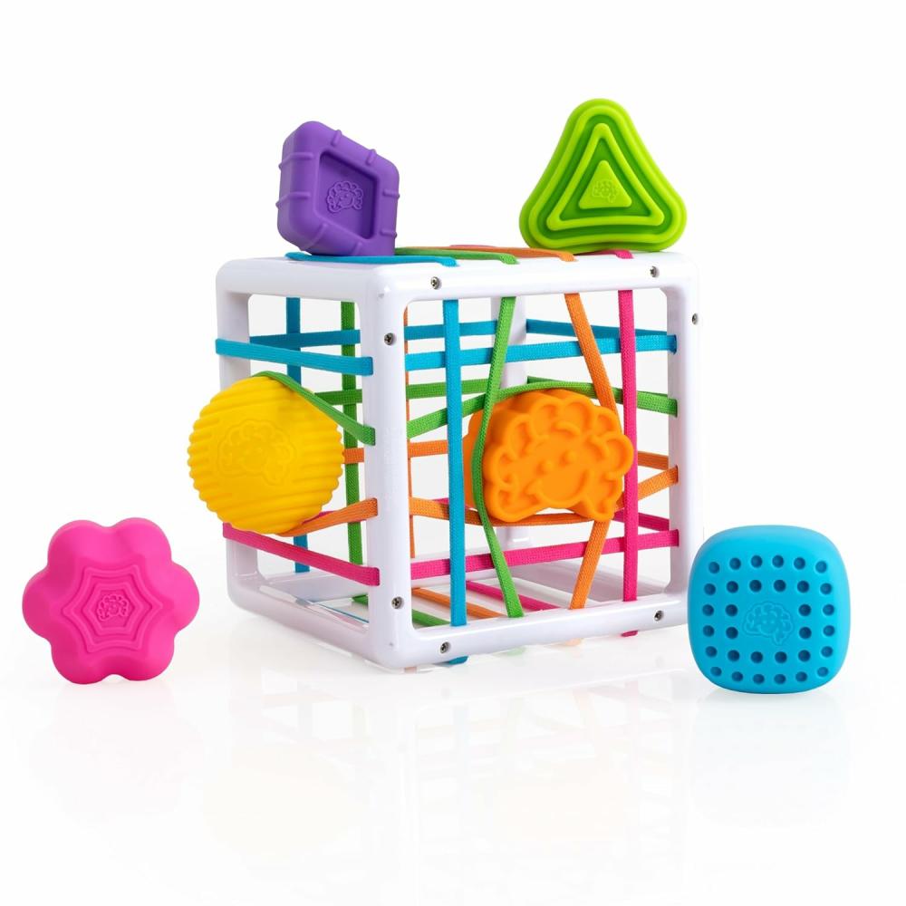 Jouets de tri et d’empilage  | Innybin – Jouet Sensoriel d’Apprentissage des Formes pour Bébés et Tout-Petits