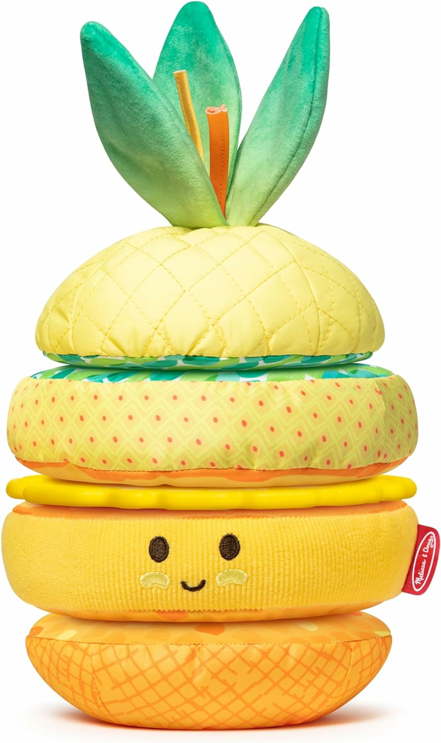 Jouets de tri et d’empilage  | Jouet empilable multi-sensoriel en forme d’ananas pour bébés – Jouets d’empilage pour nourrissons – Jouet empilable en forme d’ananas pour bébés