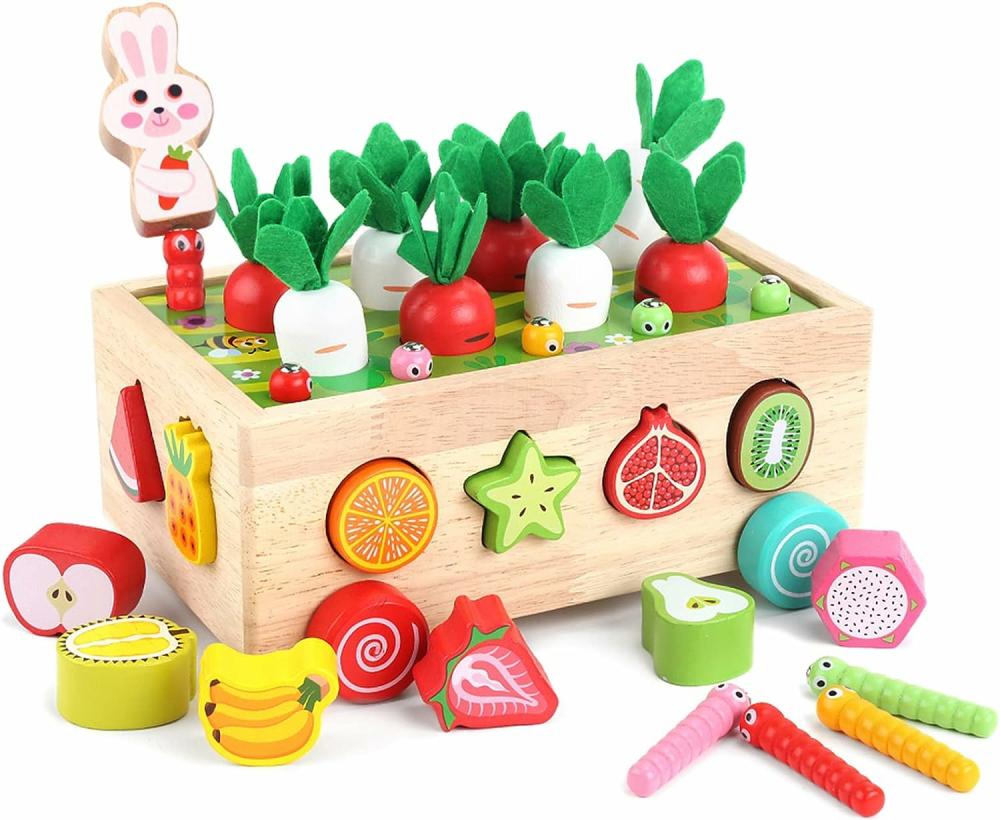 Jouets de tri et d’empilage  | Jouets éducatifs en bois Montessori pour tout-petits garçons et filles de 1 à 3 ans, jouets de tri de formes, cadeaux pour le premier anniversaire des filles, jeux d’apprentissage préscolaire en bois pour développer les compétences motrices fines chez les enfants de 1 à 3 ans.