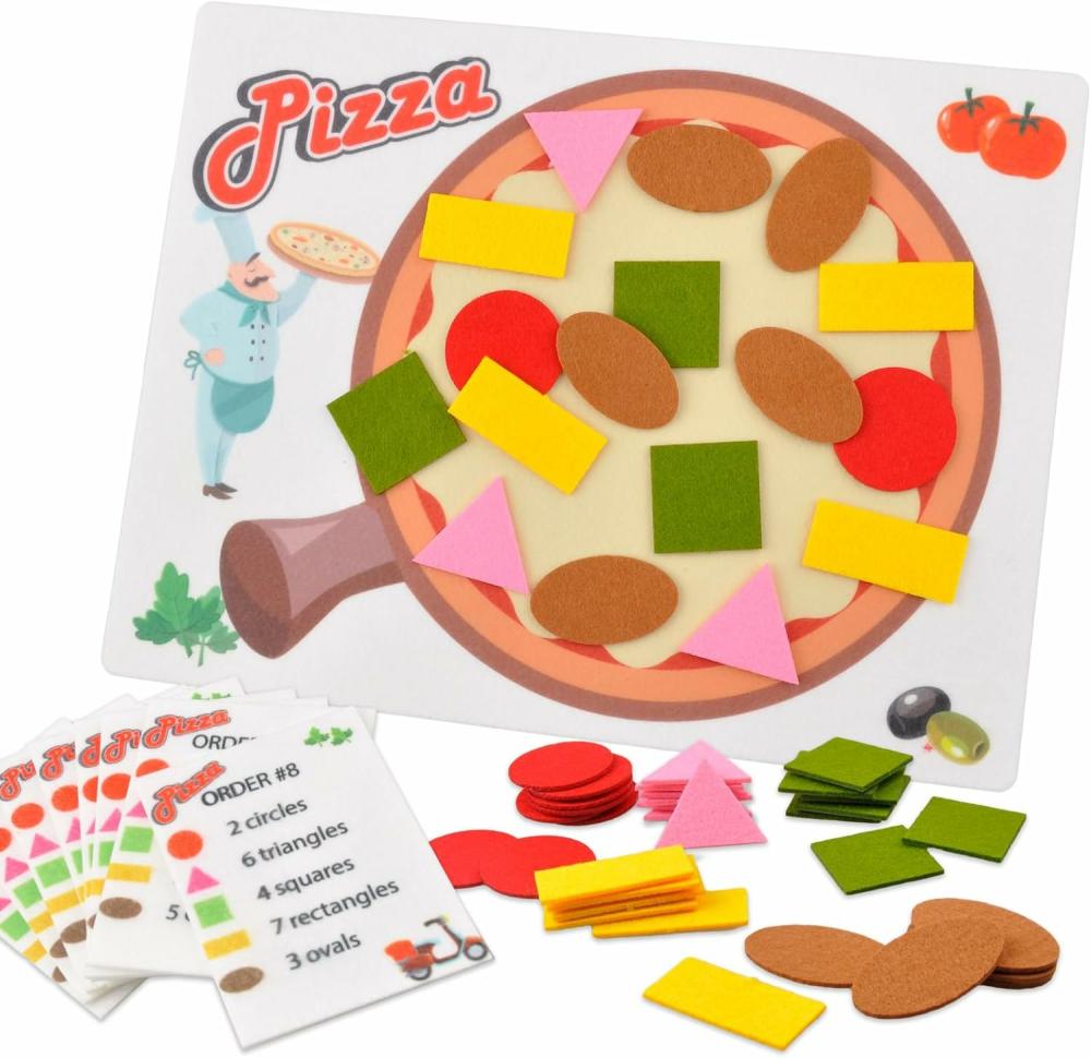 Jouets de tri et d’empilage  | Jouets de comptage de pizza pour tout-petits  Jouets d’apprentissage des chiffres pour tout-petits  Jeux de mathématiques pour la maternelle  Manipulables pour la maternelle