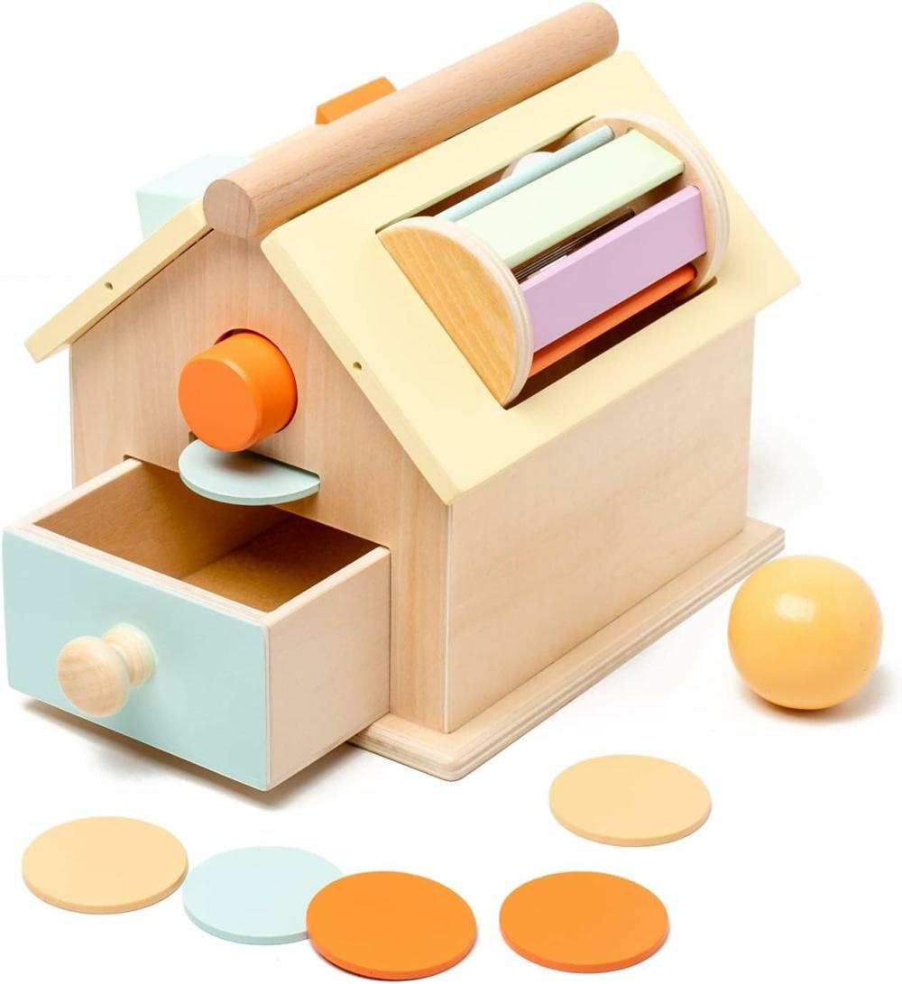 Jouets de tri et d’empilage  | Jouets Montessori pour garçons et filles de 1 à 3 ans – Cadeaux d’anniversaire – Jouets sensoriels en bois pour enfants de 2 à 4 ans – Jouets d’apprentissage de tri de formes et d’empilage pour tout-petits et enfants à partir de 6 mois.