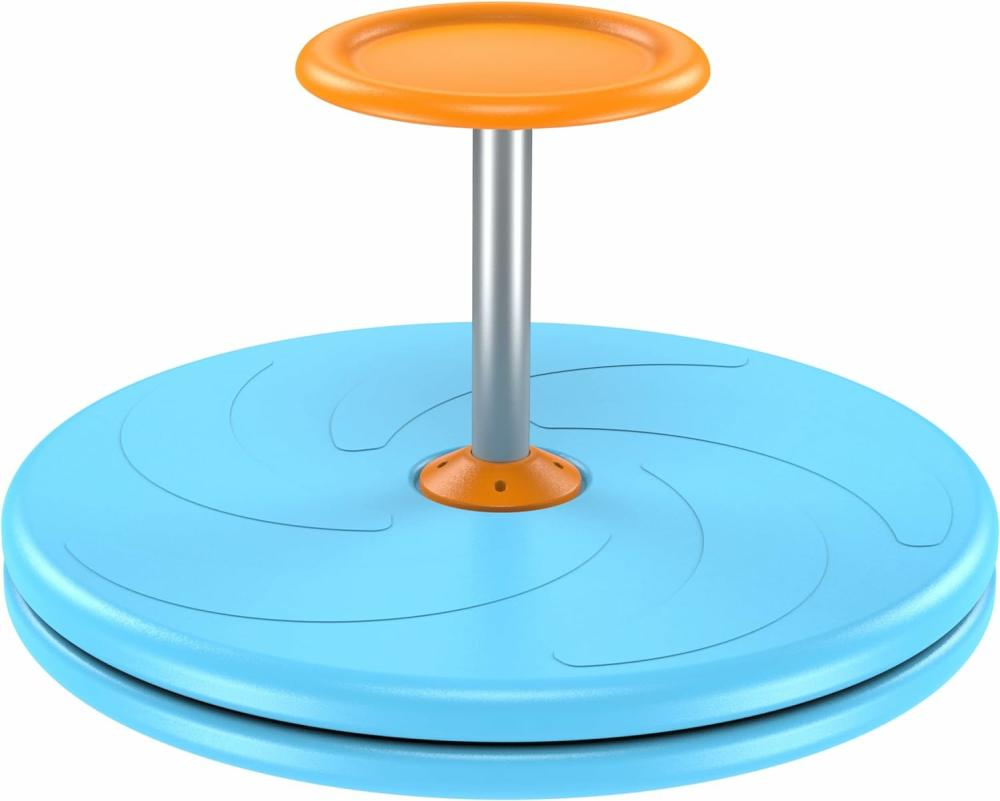 Jouets de tri et d’empilage  | Spinner-X Jouet Sensoriel Assis Spinner – Sit Spinner, Plus Grand Taille et Matériau Durable pour Enfants – Âges 3 et Plus (Bleu) Par …