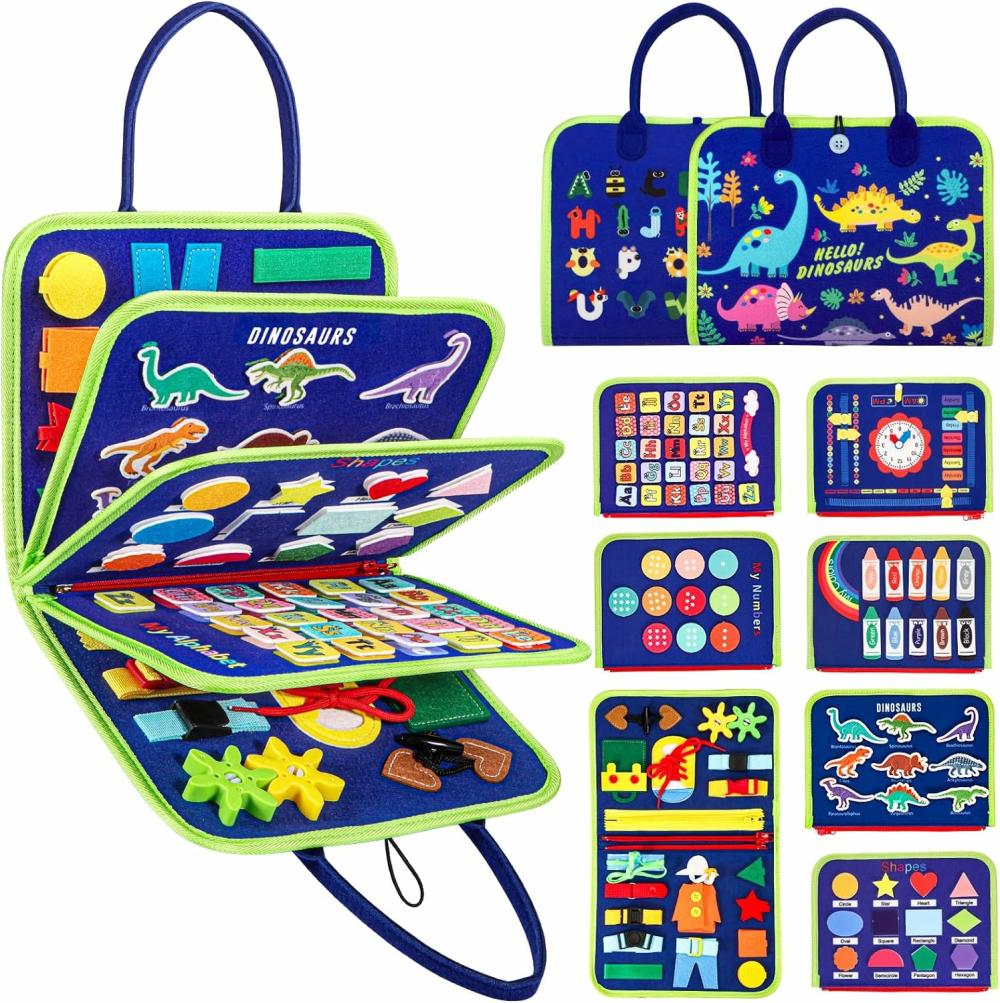 Jouets de tri et d’empilage  | Tableau d’activités Montessori pour tout-petits – Jouets éducatifs sensoriels pour l’apprentissage préscolaire des compétences motrices fines – Idées de cadeaux pour garçons et filles – Jouet de voyage avion et voiture pour enfants de 1 à 4 ans