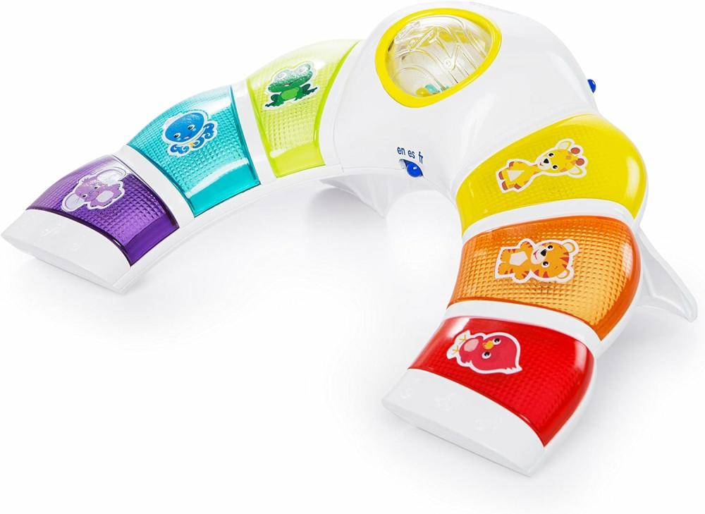 Jouets musicaux  | Barre lumineuse Glow & Discover, station d’activités musicales et jouet pour le ventre, dès 3 mois.