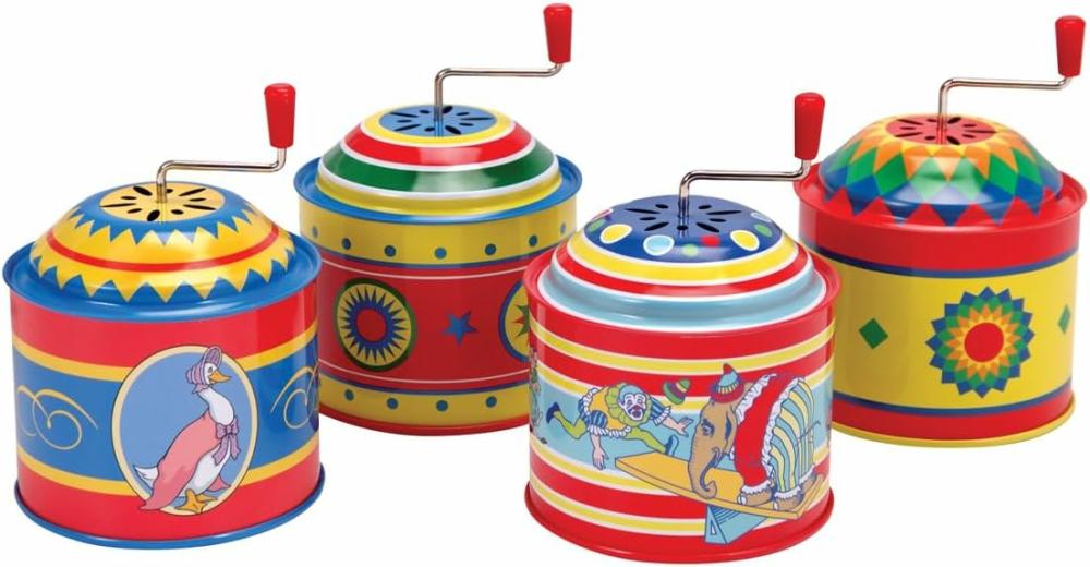 Jouets musicaux  | Boîtes à musique en métal (Chaque article vendu séparément)