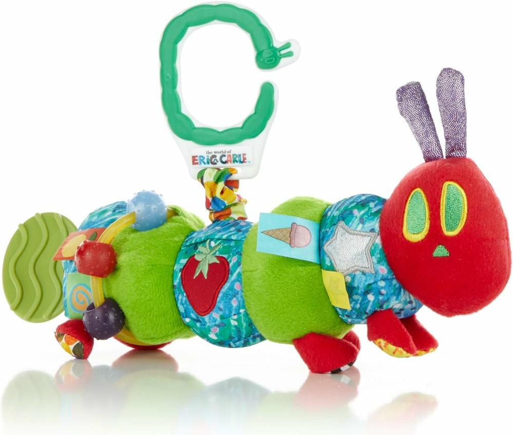 Jouets musicaux  | Monde d’Eric Carle – Le Très Affamé Chenille Jouet d’Activité – Chenille