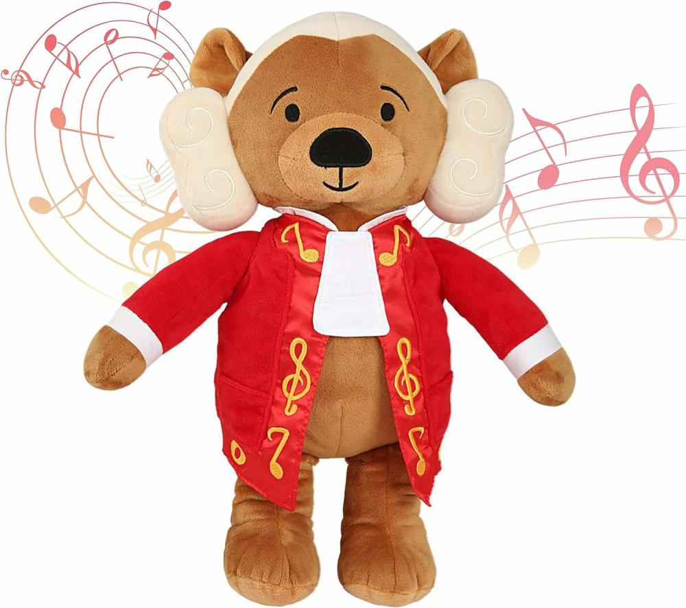 Jouets musicaux  | Ours Virtuose Amadeus Mozart – 40 Minutes de Musique Classique pour Bébés – Jouet Éducatif pour Nourrissons, Enfants et Adultes