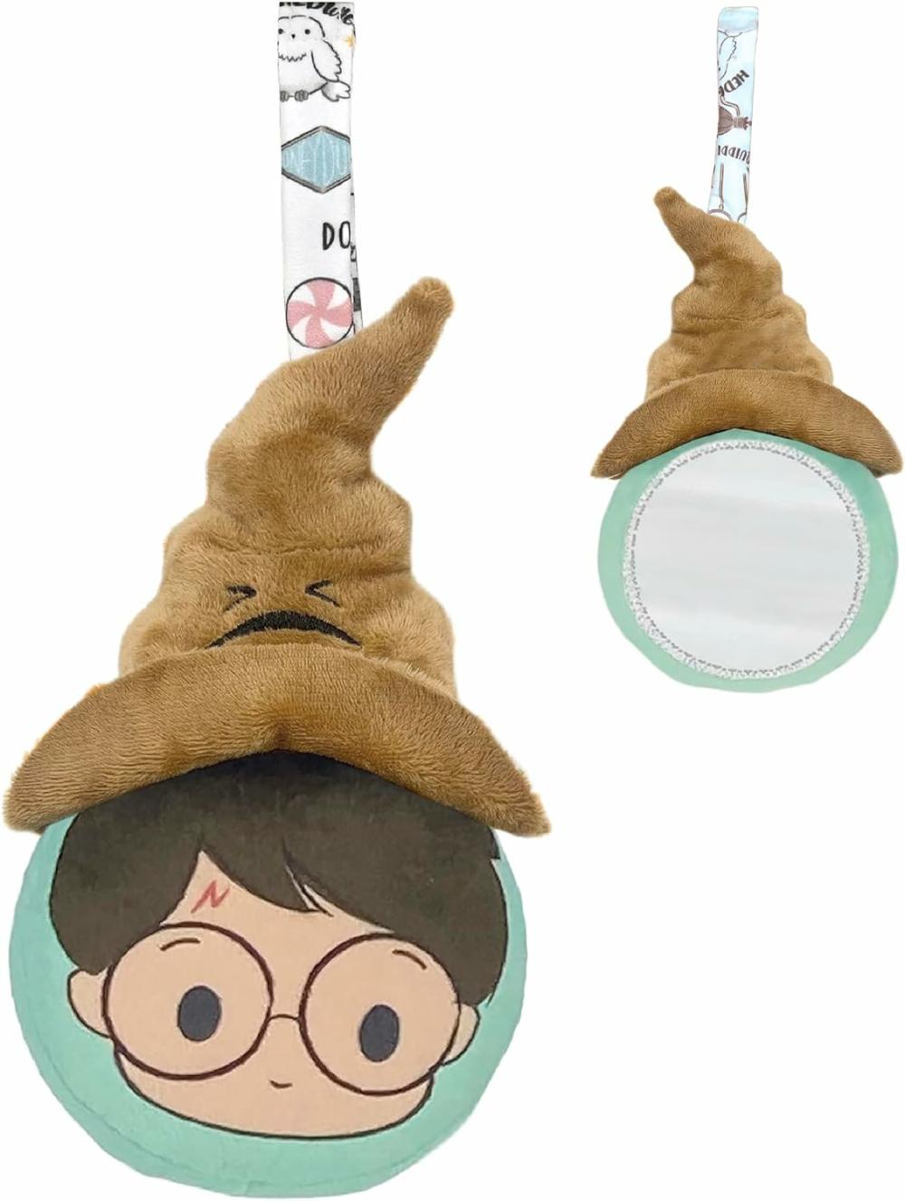 Jouets pour siège auto et poussette  | Hochets en peluche miroir du Choixpeau magique Harry Potter à emporter