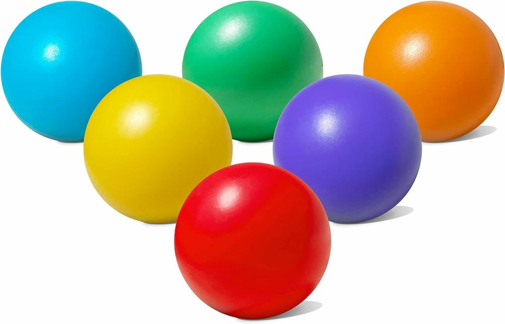 Balles  | Ensemble de Boules de Remplacement Multicolores pour le Jouet Vtech Pop-A-Balls Pousse et Pop Bulldozer | Boules Colorées Vibrantes Compatibles avec le Jouet Vtech Bulldozer Ball Popper | Ensemble de 6 Boules