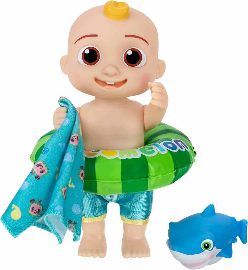 Jouets de bain  | – Splish Splash Jj Doll – Avec Squelette de Bain en Forme de Requin et Accessoires Aquatiques – Jeux d’Eau – Jouets pour Enfants et Pré-scolaires – Exclusivité Amazon